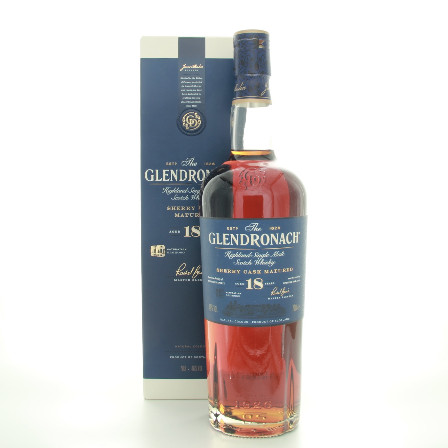 Glendronach 18 Year Old Sherry Cask Matured 70cl 46% Whisky Scotland Highlands 