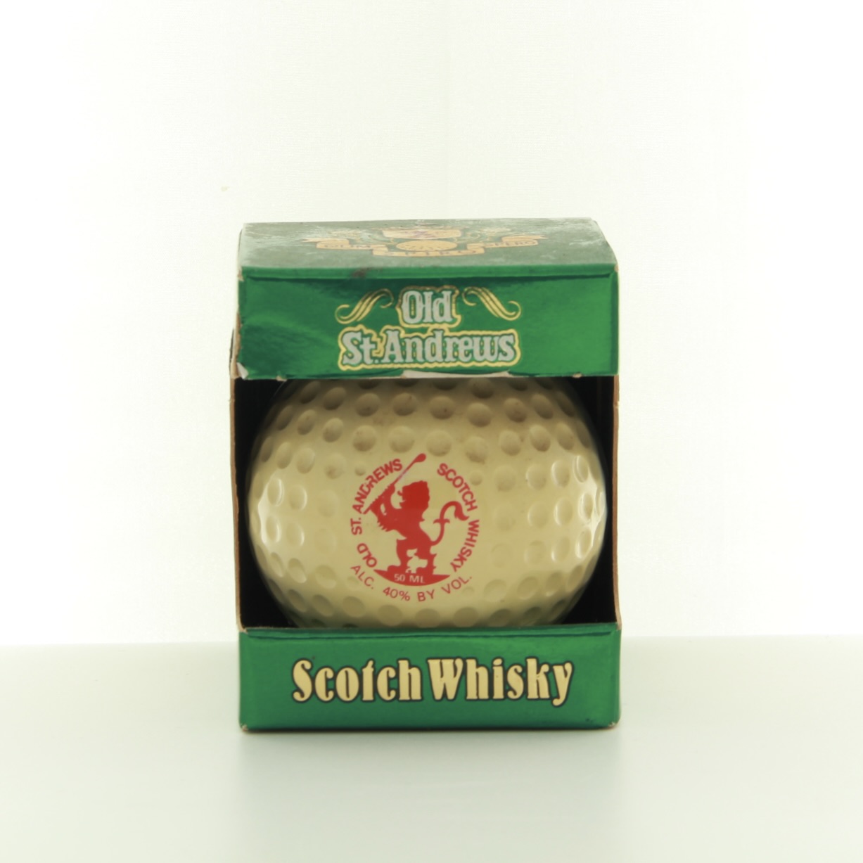 Old St Andrews Golf Ball Bob Martin Miniature 5cl 40% Scotland Whisky
