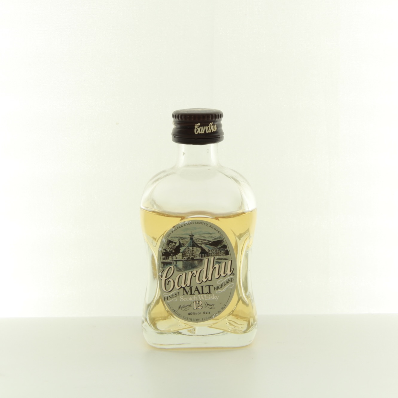 Cardhu 12 Year Old 1980’s Miniature 5cl 40% Scotland Speyside Whisky 