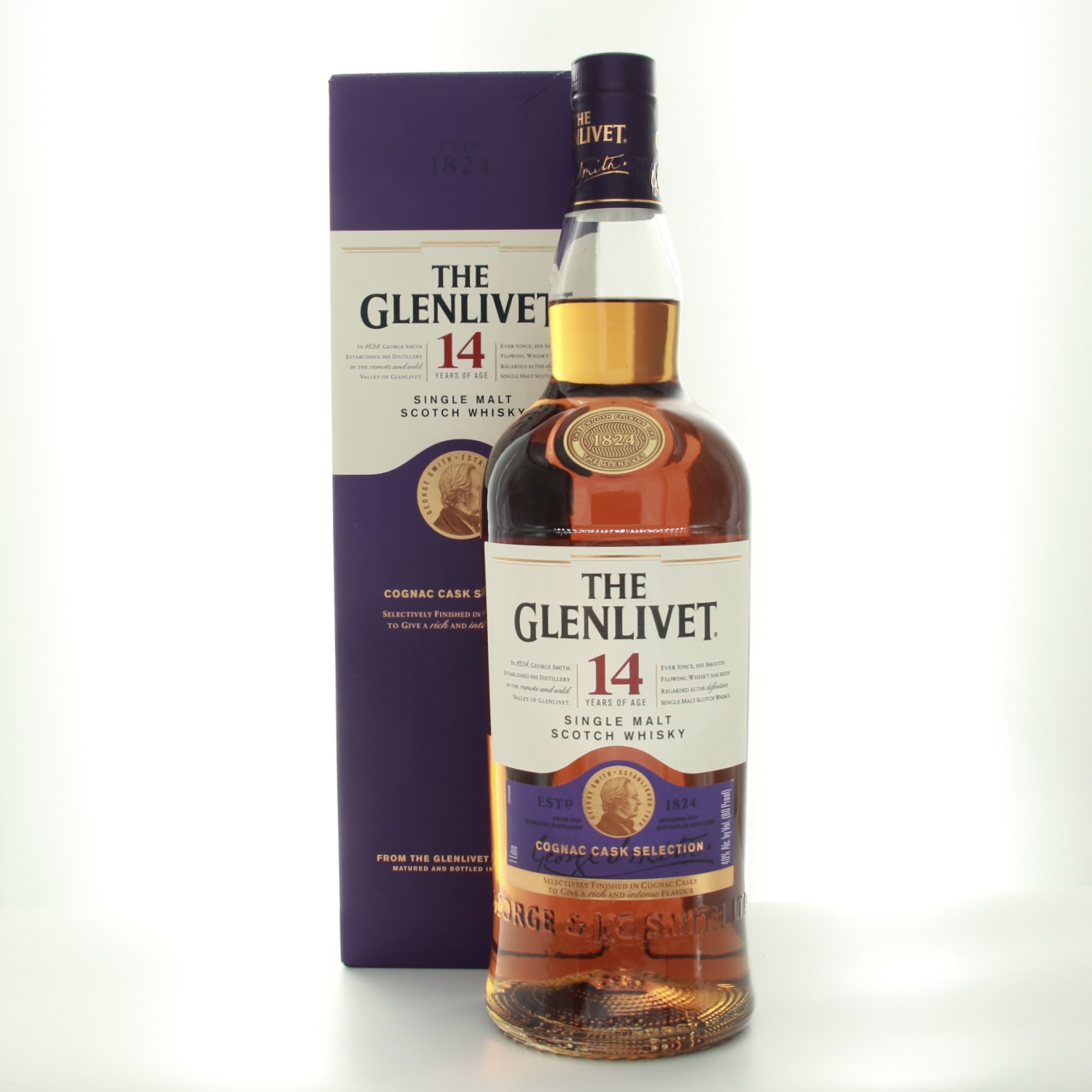 The Glenlivet 14 Year Old 1lt US Exclusive 100cl 40% Scotland Speyside Whisky 