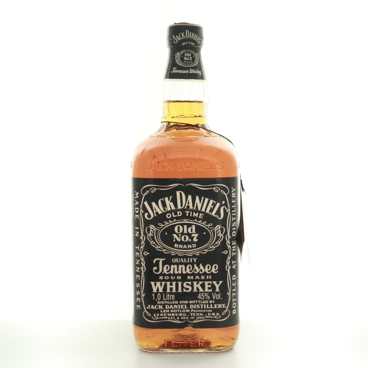 Jack Daniel’s Old No.7 1lt (1980s Edition) 100cl 45% Whisky USA Tennessee 