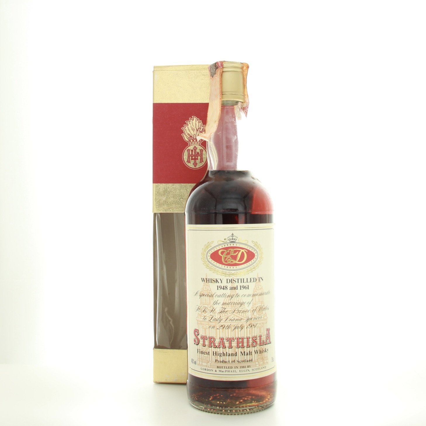 Strathisla Royal Wedding 1981 Vintage 1948 and 1961 75cl 40% Scotland Speyside Whisky 