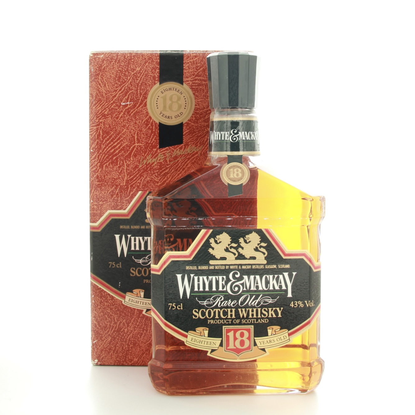 Whyte & Mackay 18 Year Old Rare Old (1980s Edition) 75cl 43% Whisky Scotland 