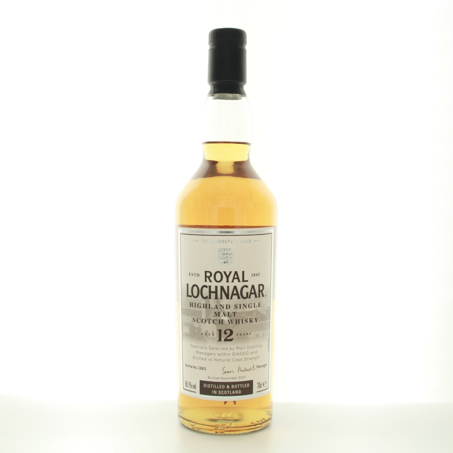 Royal Lochnagar 12 Years Old Manager’s Dram 2017 70cl 58.1% Highlands Scotland Whisky 