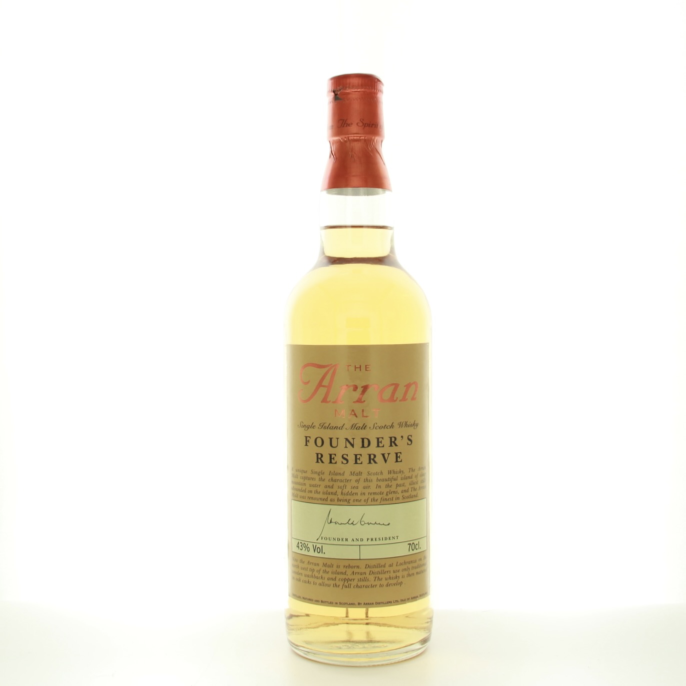 Arran Founder’s Reserve 70cl 43% Islands Scotland Whisky 