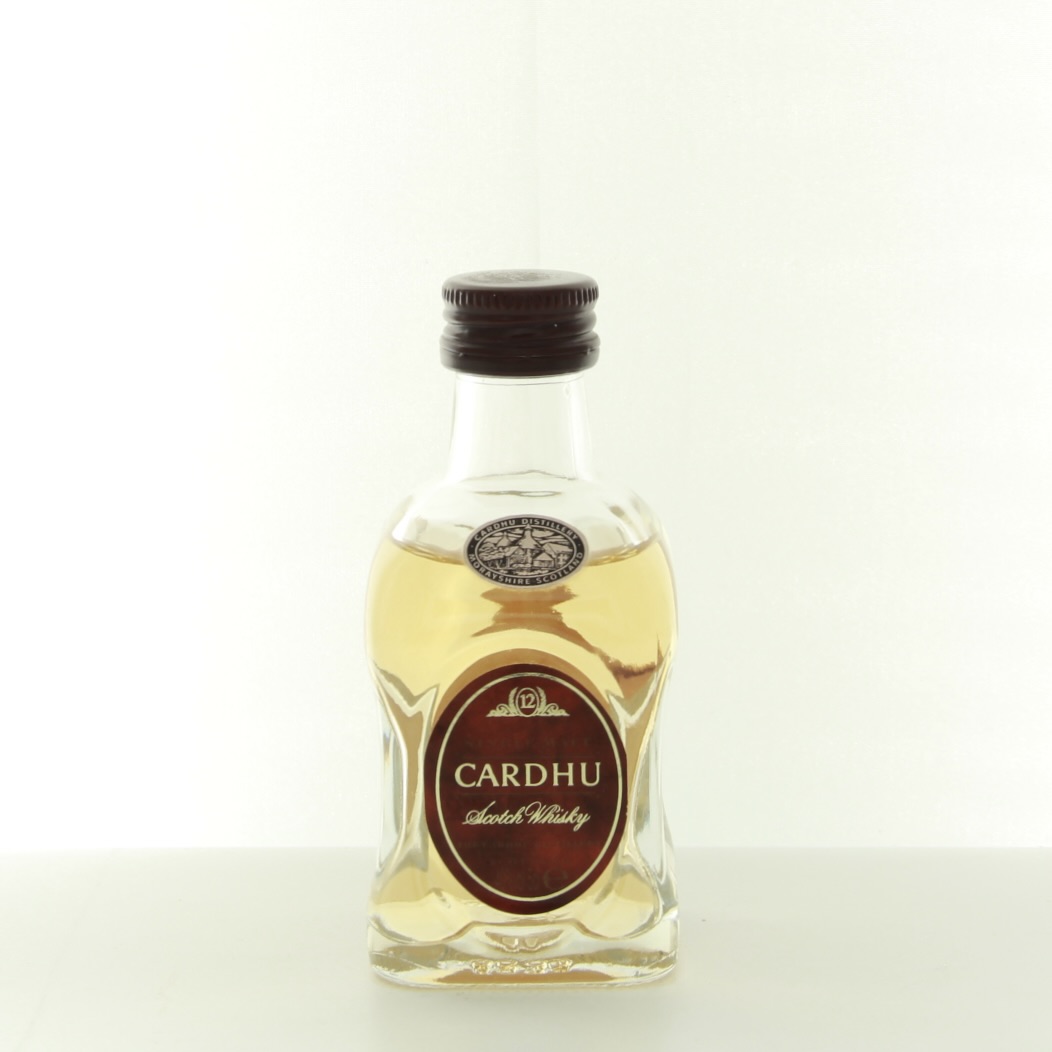 Cardhu 12 Year Old Miniature (1990s Edition) 5cl 40% Scotland Speyside Whisky 