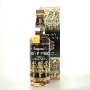Seagram’s 100 Pipers De Luxe 75cl 1970s