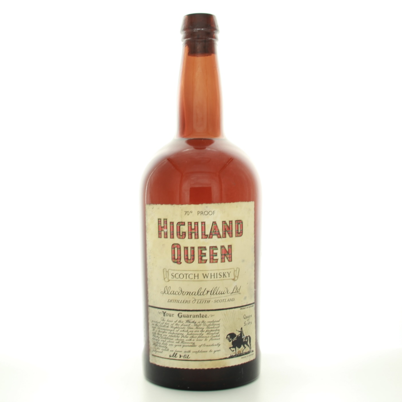 Highland Queen (1960s Edition) 189.2cl 70 Proof% Scotland Whisky 