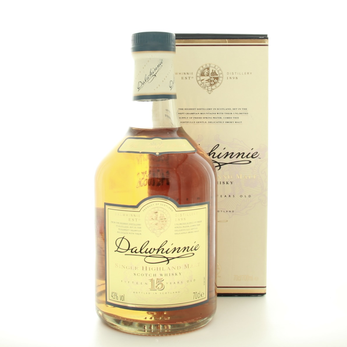 Dalwhinnie 15 Years Old (2000s Edition) 70cl 43% Uncategorized 