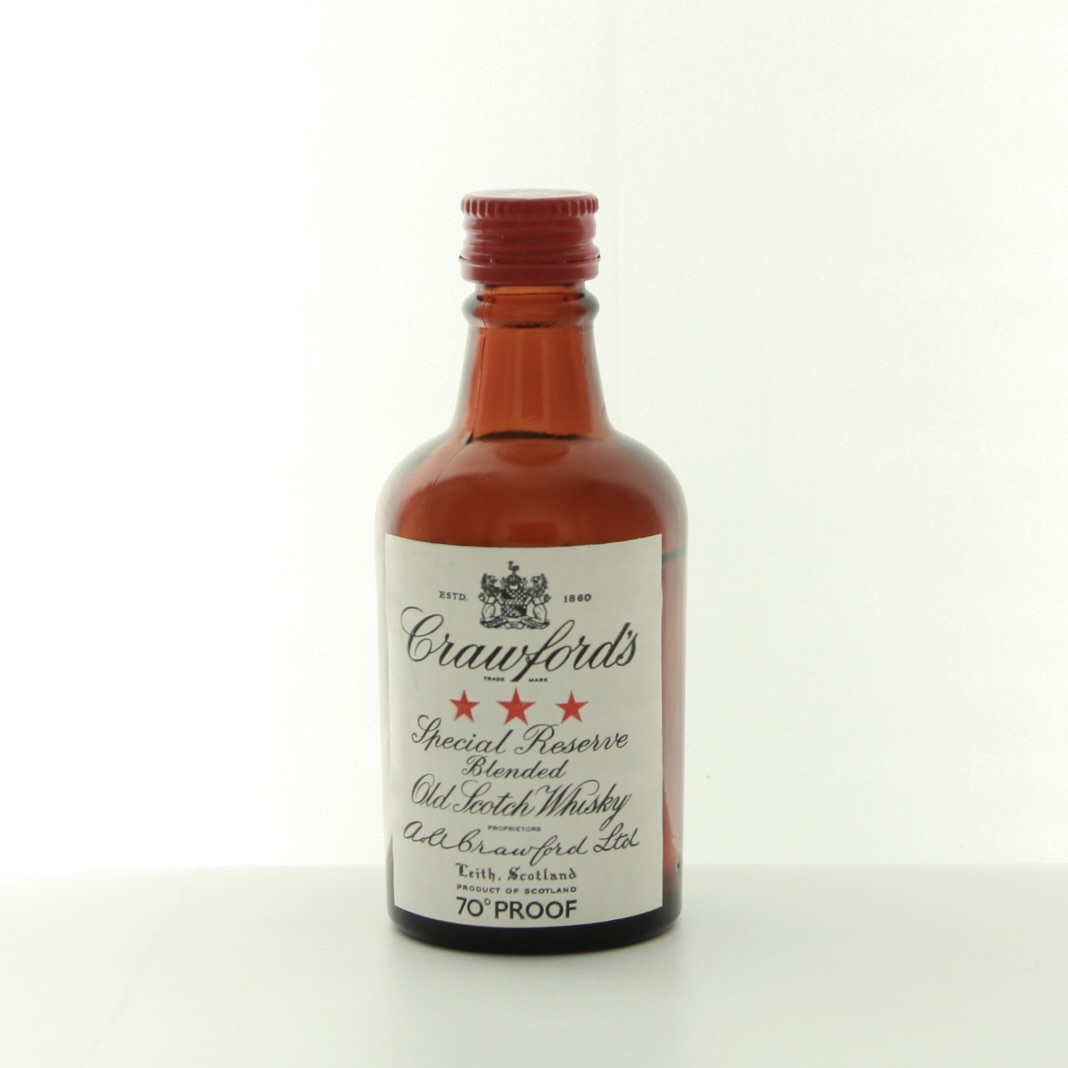 Crawford’s 3 Star Special Reserve Miniature 5cl 70 Proof% Scotland Whisky 