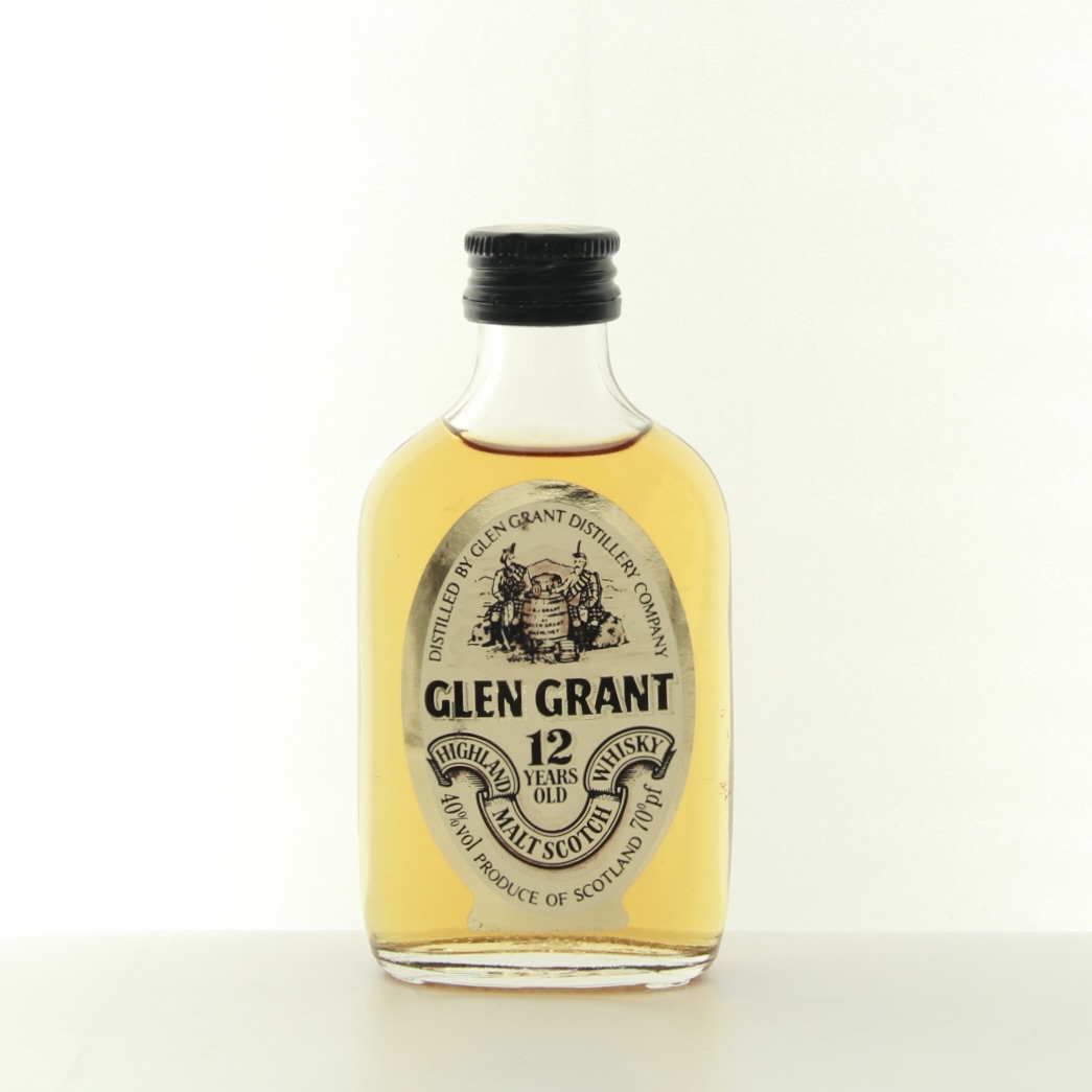 Glen Grant 12 Years Old (1970s Edition) Miniature 5cl 40% Scotland Speyside Whisky 