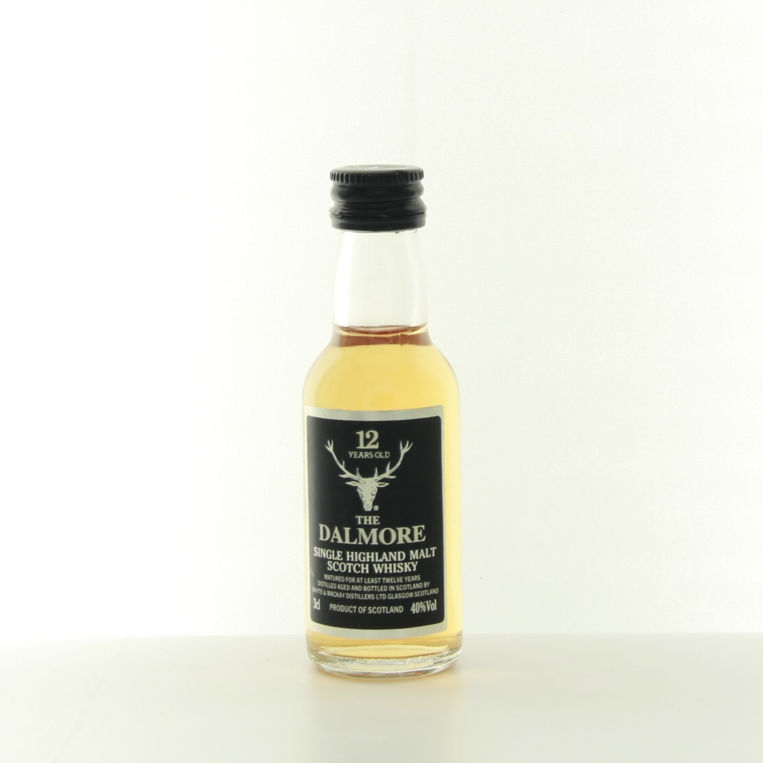 The Dalmore 12 Year Old (1980s Edition) Miniature 3cl 40% Highlands Scotland Whisky 