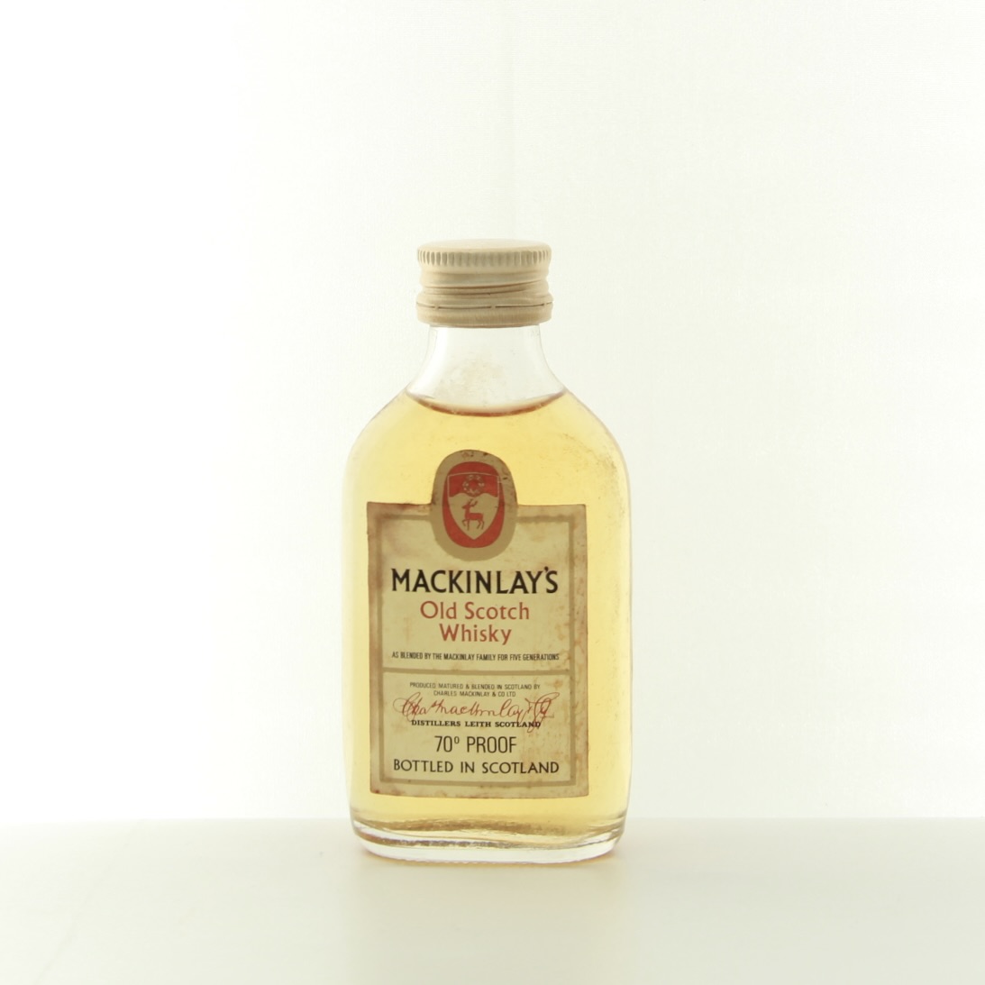 Mackinlay’s Old Scotch Whisky (70 Proof) Miniature 5cl 70 Proof% Scotland Whisky 