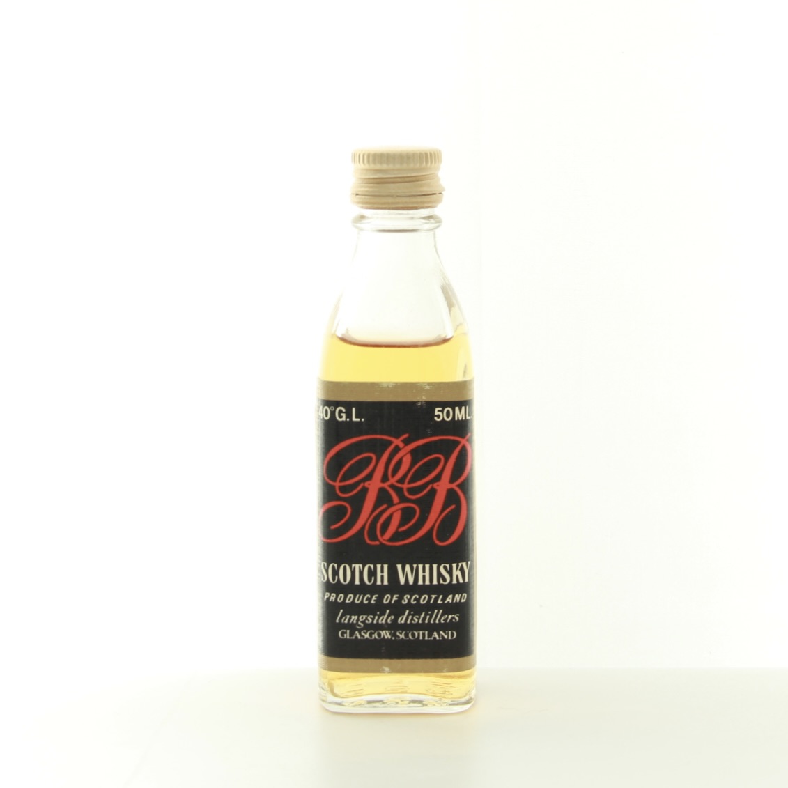 BB Scotch Whisky (Langside Distillers) Miniature 5cl 40% Scotland Whisky