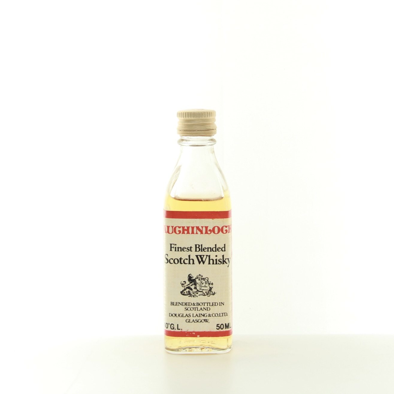 Aughinloch Finest (1980s Edition) Miniature 5cl 40% Scotland Whisky
