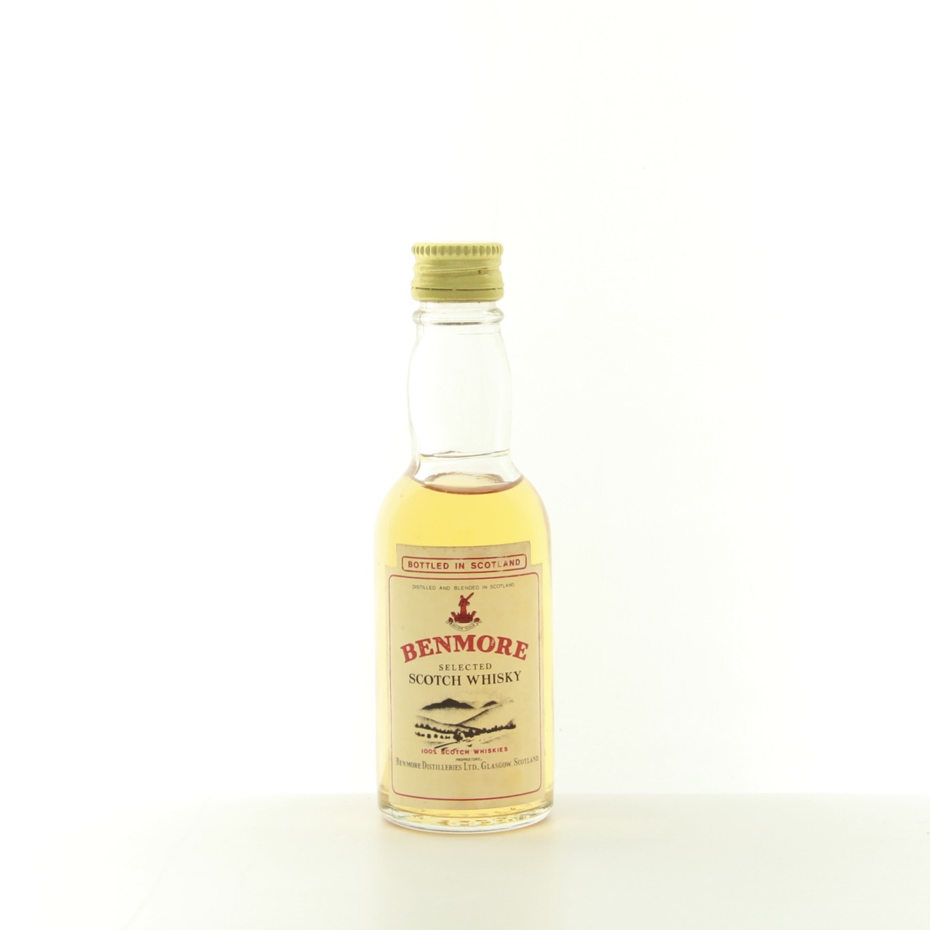 Benmore (1970s Edition) Miniature 4.7cl 40% Campbeltown Scotland Whisky 