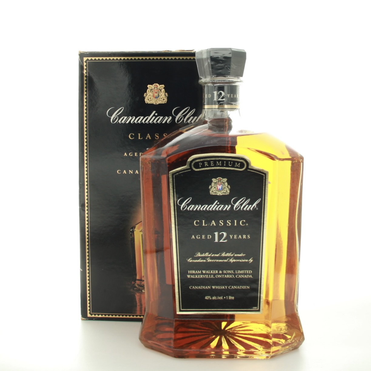 Canadian Club Classic 12 Year Old Premium 100cl 40% Whisky Canada 