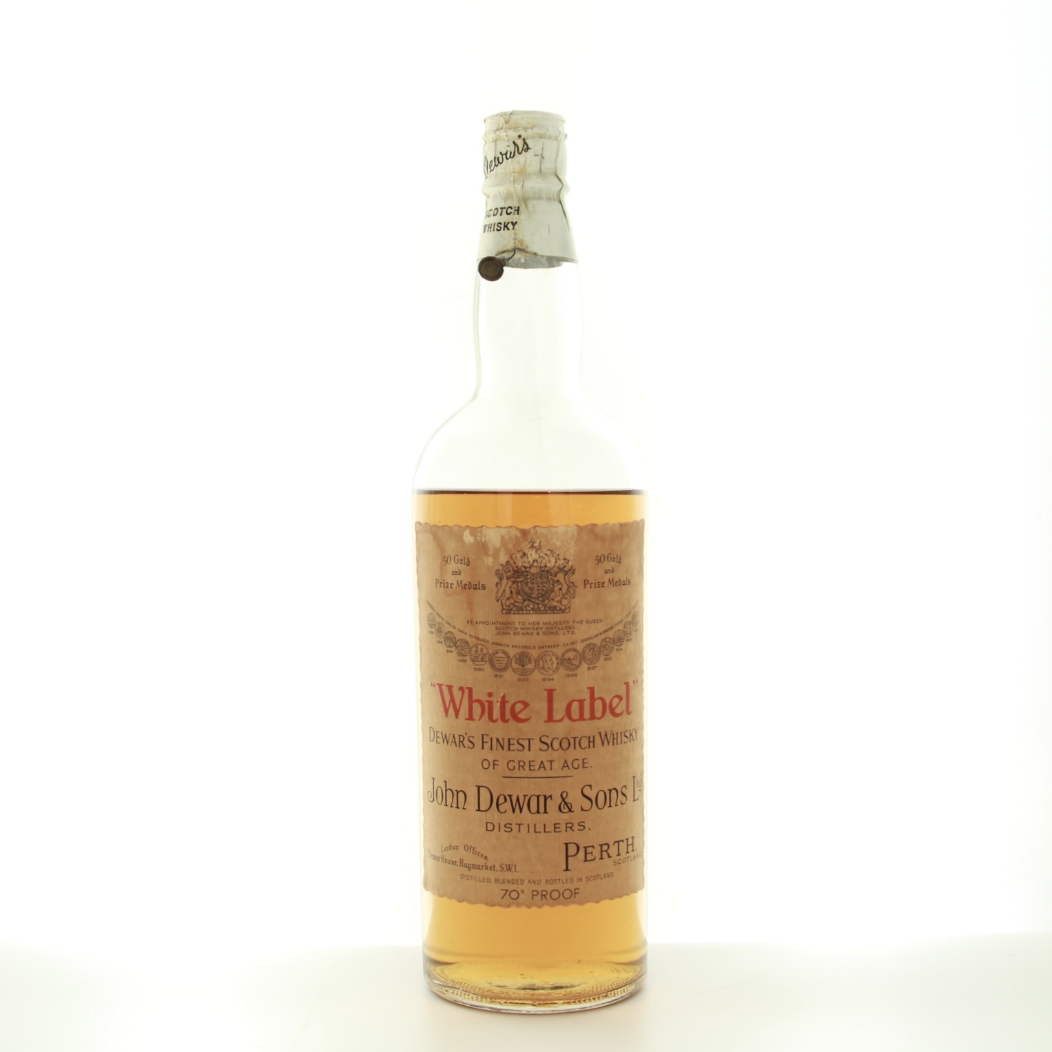 Dewar’s White Label (Spring Cap 1950s Edition) 75.7cl 70 Proof% Scotland Whisky 