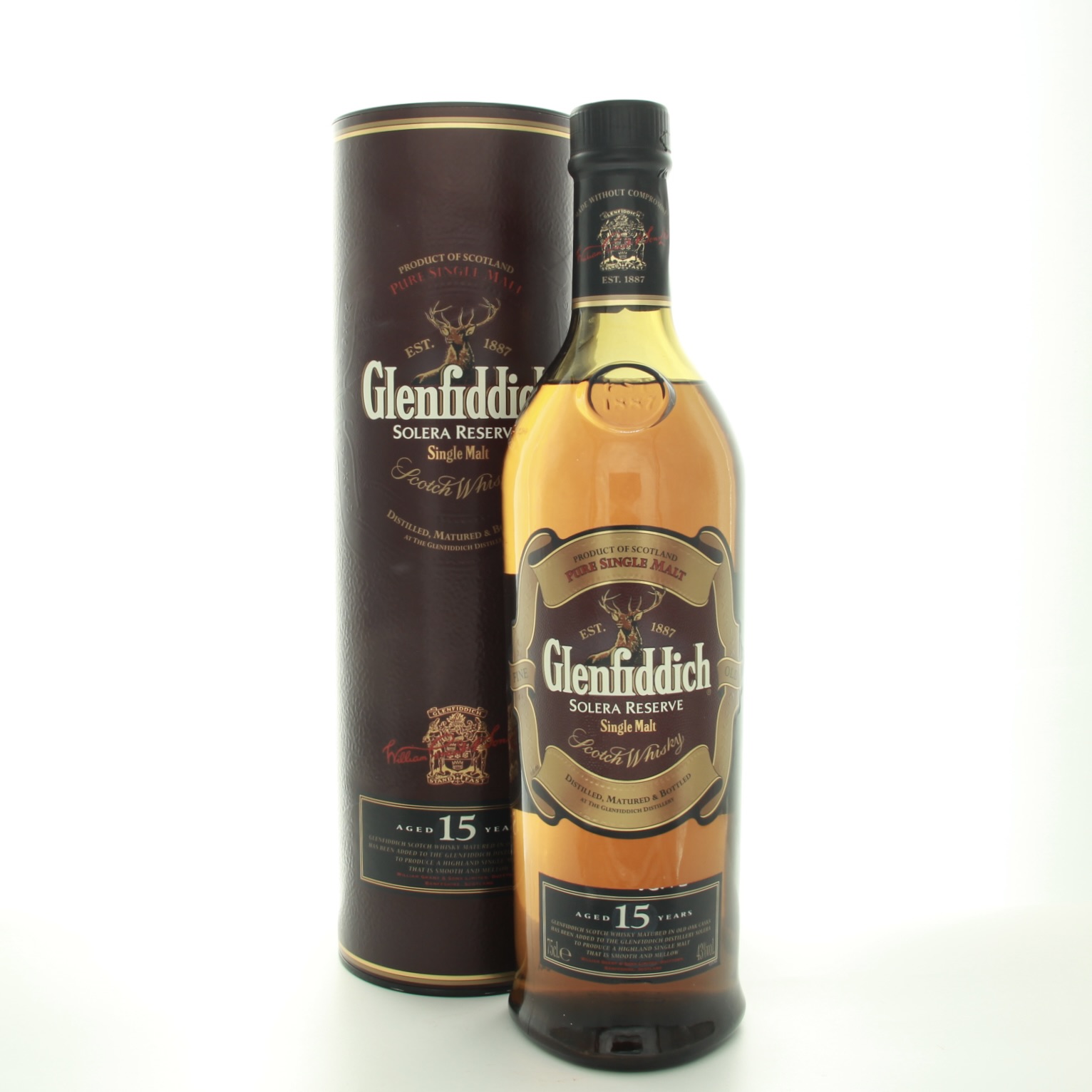 Glenfiddich Solera Reserve 15 Years Old 75cl (Pre 2007) 75cl 43% Scotland Speyside Whisky 