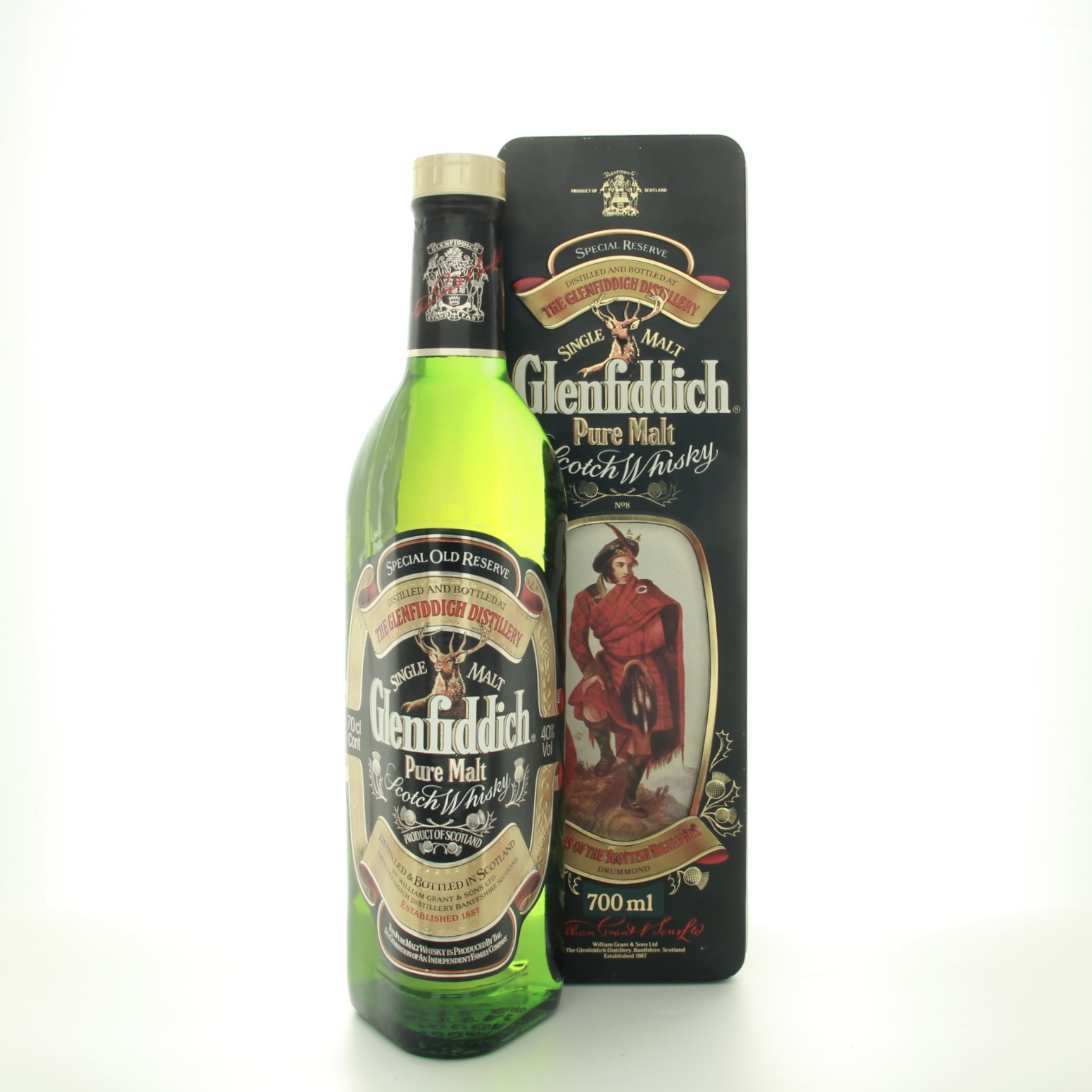 Glenfiddich Special Old Reserve Clan Drummond (1980s Edition) 70cl 40% Scotland Speyside Whisky 