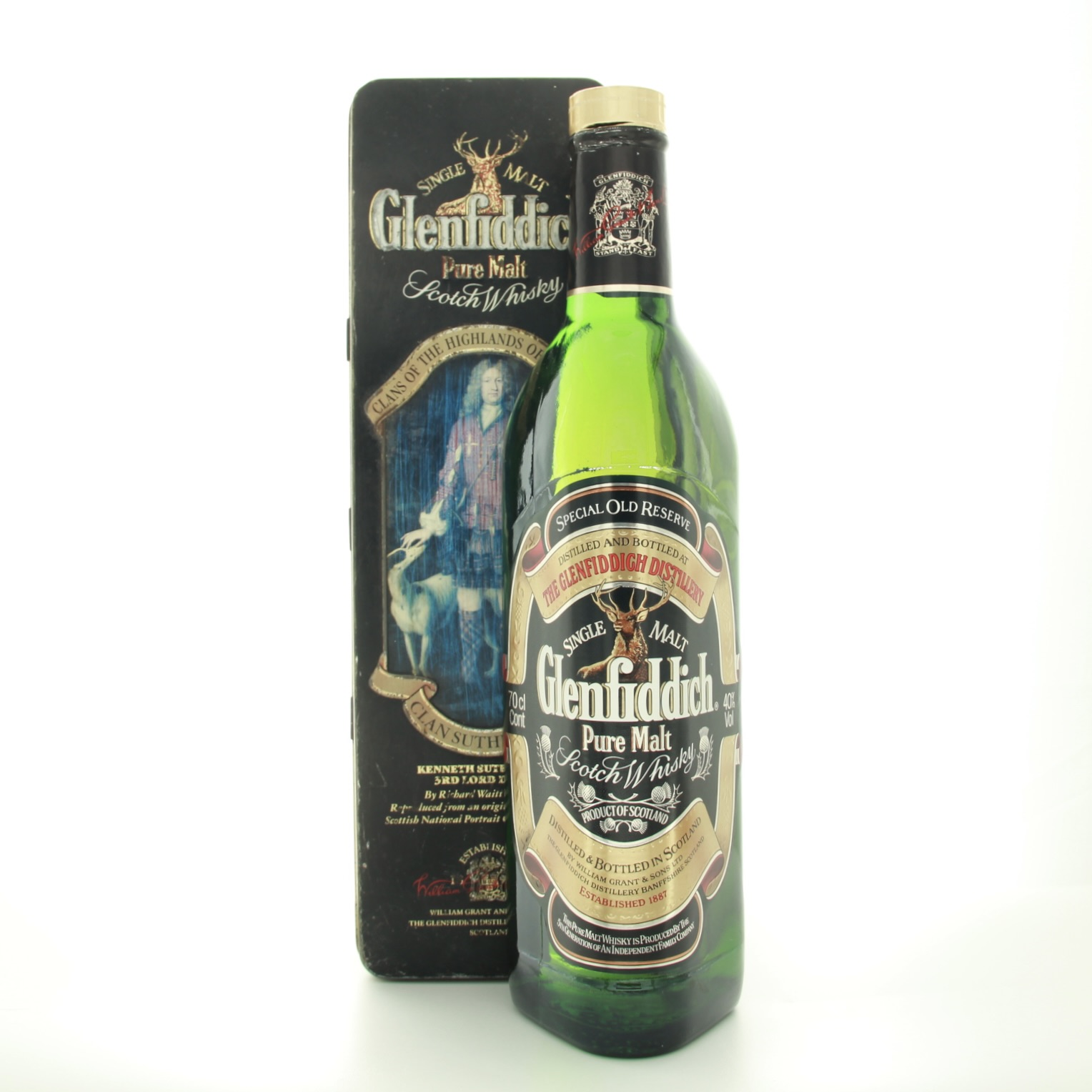 Glenfiddich Special Old Reserve Clan Sutherland 70cl (1980s Edition) 70cl 40% Scotland Speyside Whisky 