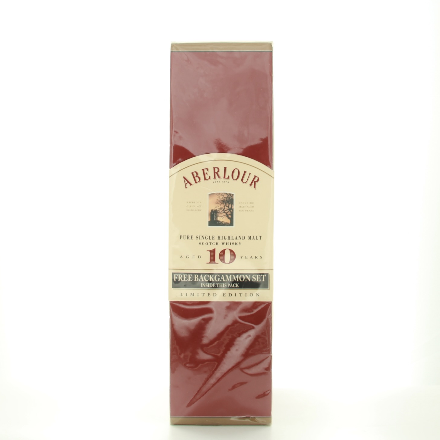 Aberlour 10 Year Old With Backgammon Set Limited Edition 1996 70cl 40% Scotland Speyside Whisky 