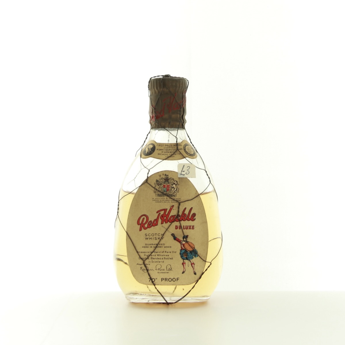 Red Hackle de luxe (1960s Edition) Miniature 5cl 70 Proof% Scotland Whisky
