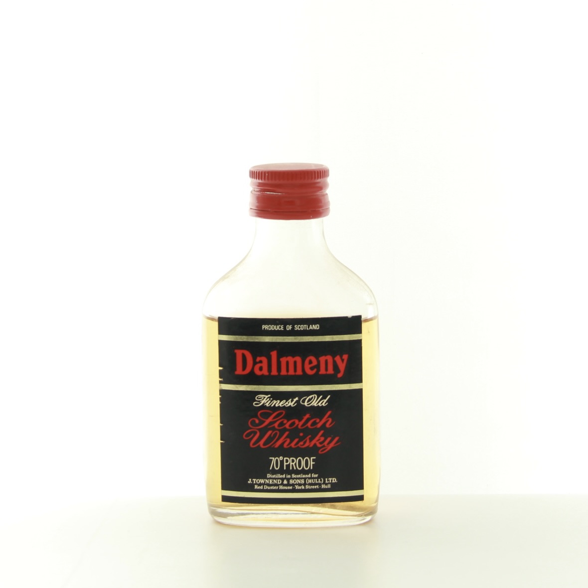 Dalmeny Finest Old (1970s Edition) Miniature 4.5cl 70 Proof% Blended Whisky Scotland 