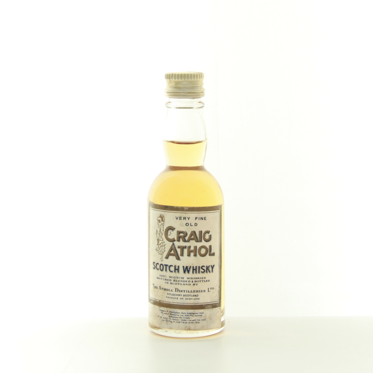 Craig Athol Very Fine Old (1970s Edition) 5cl 40% Scotland Whisky