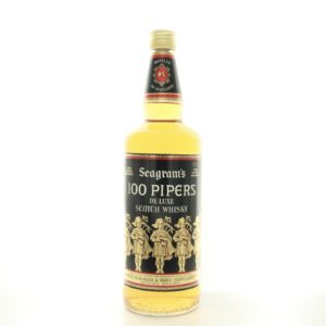 Seagram’s 100 Pipers De Luxe 1lt (1980s Edition)