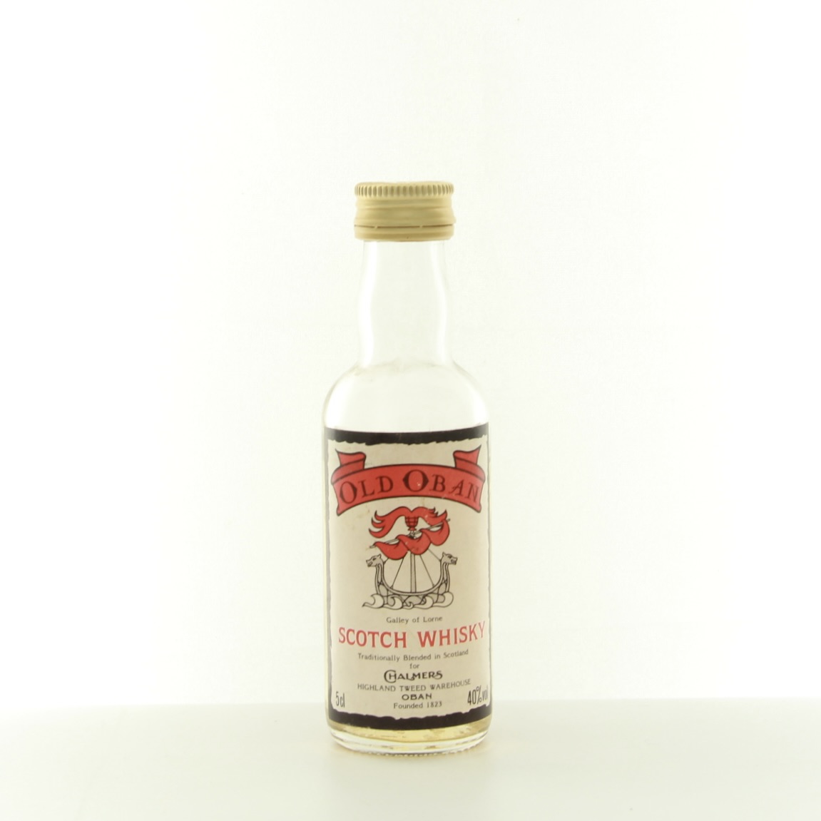 Old Oban Blended For Chalmers Tweed Miniature 5cl 40% Blended Scotland Whisky