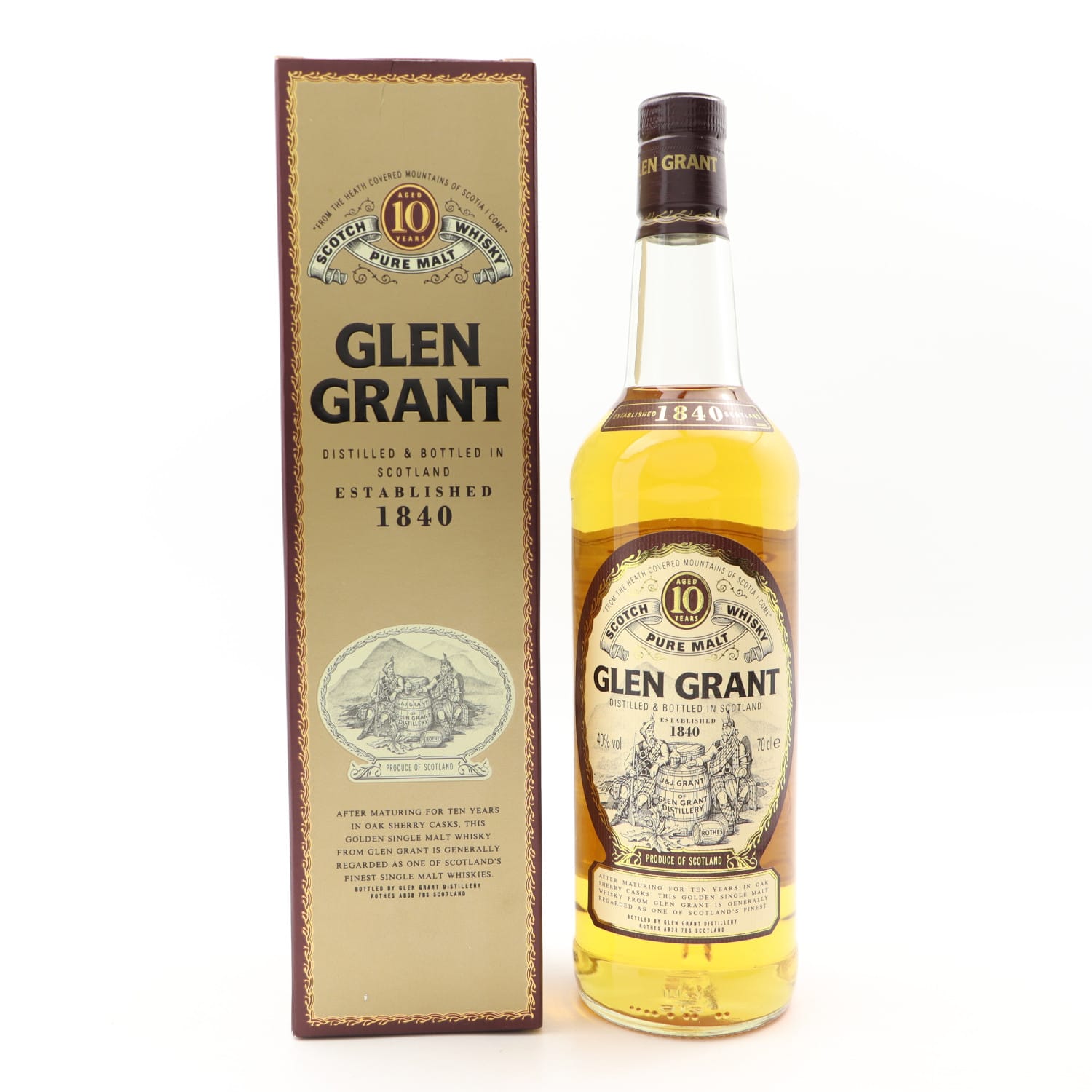 Glen Grant 10 Year Old Circa 1990’s Whisky