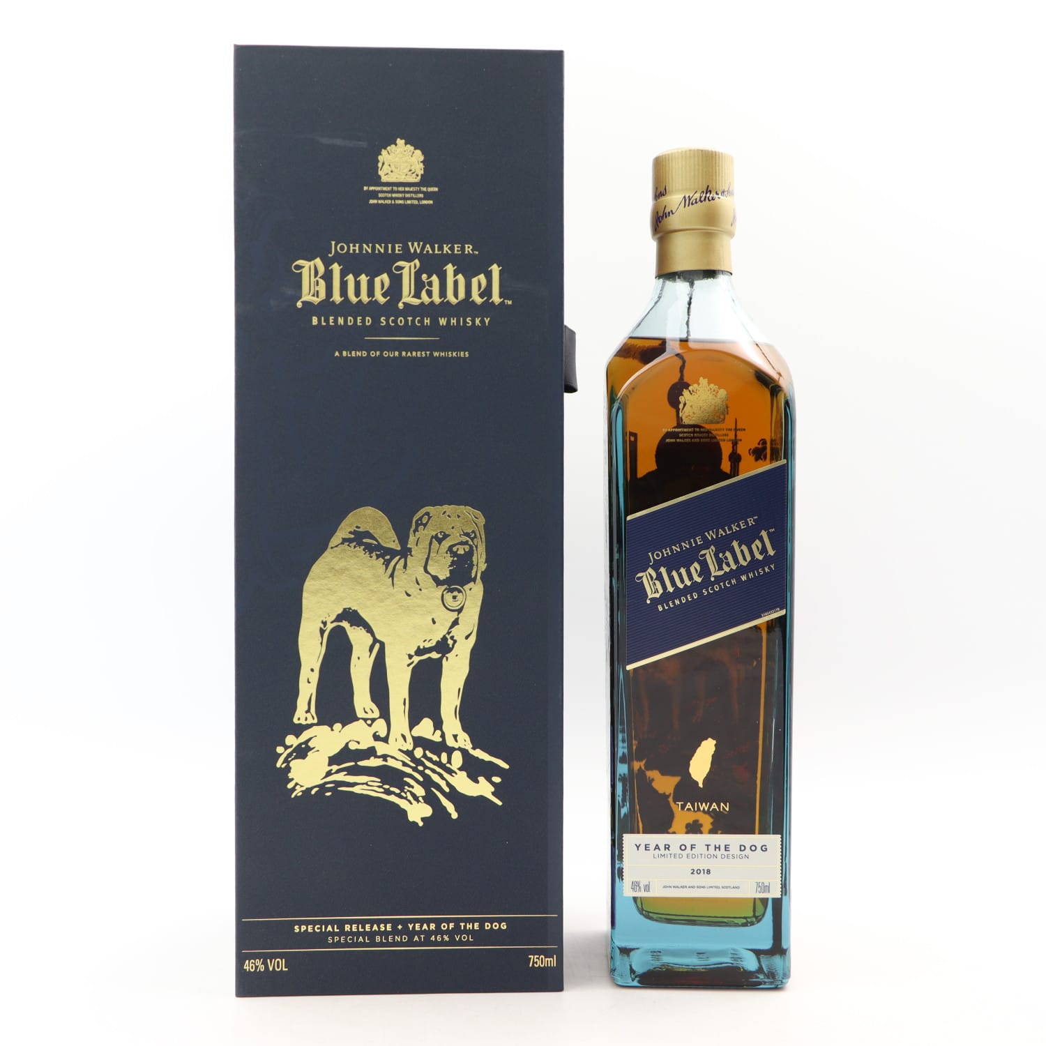 Johnnie Walker Blue Label Year Of The Dog Taiwan Limited Edition 75cl Whisky