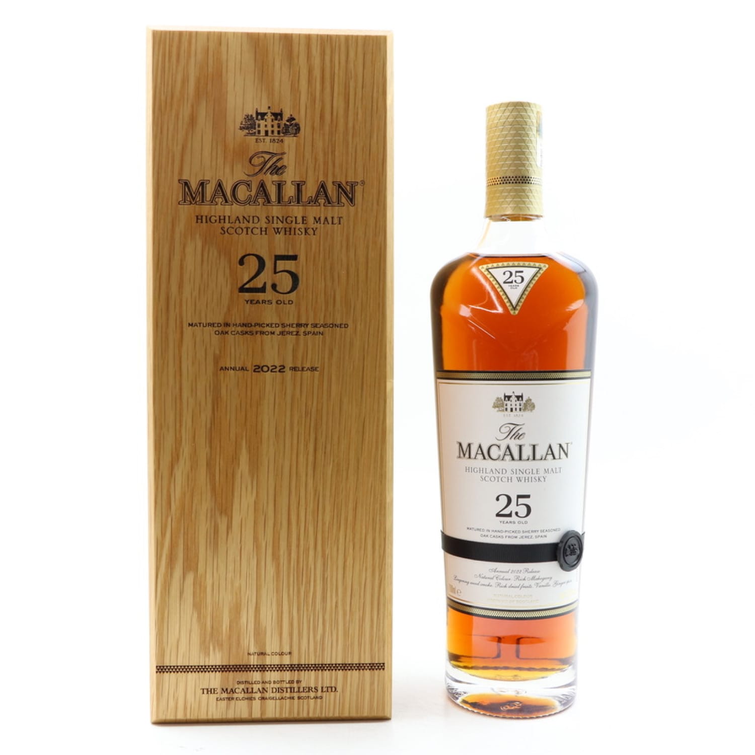 Macallan 25 Year Old Sherry Oak 2022 Release Whisky