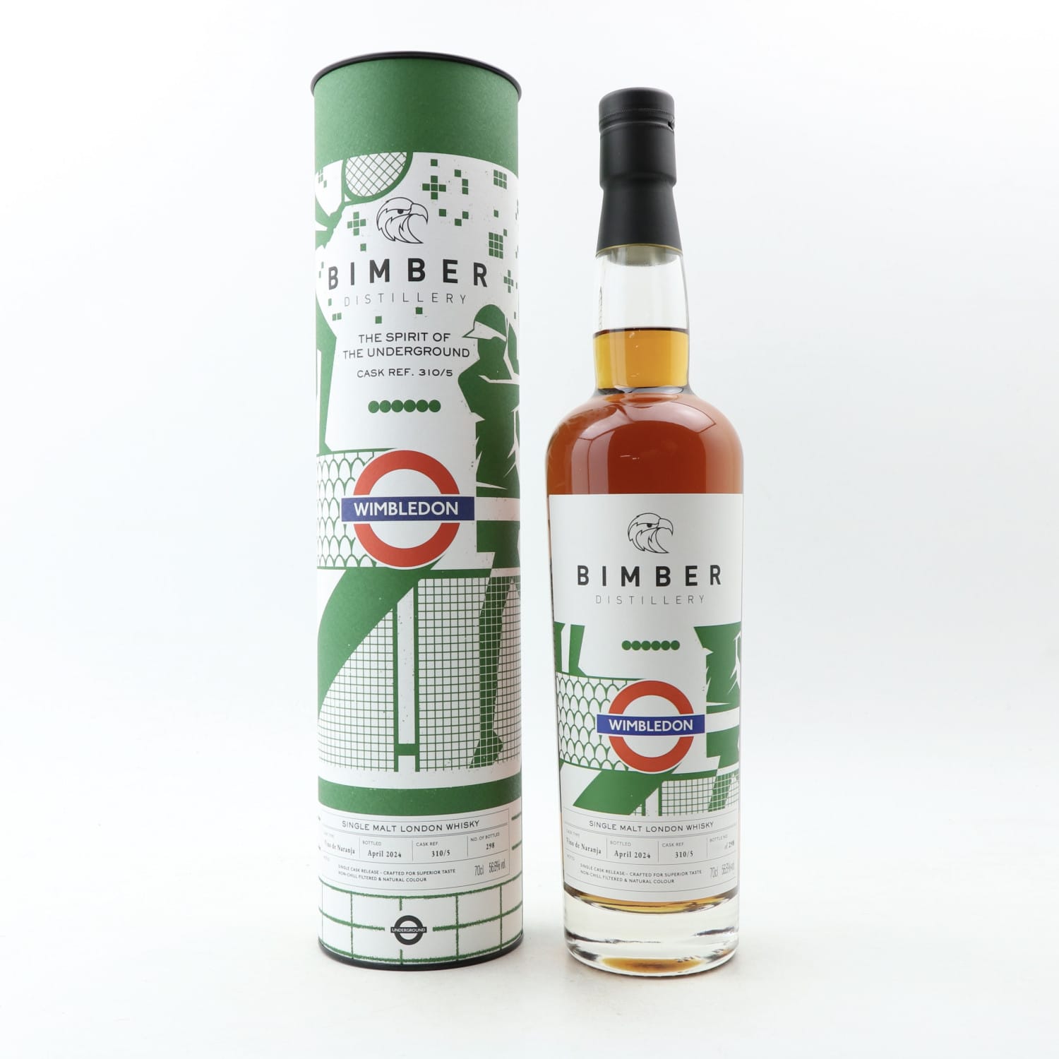 Bimber Single Cask #310 The Spirit Of The Underground Wimbledon Whisky