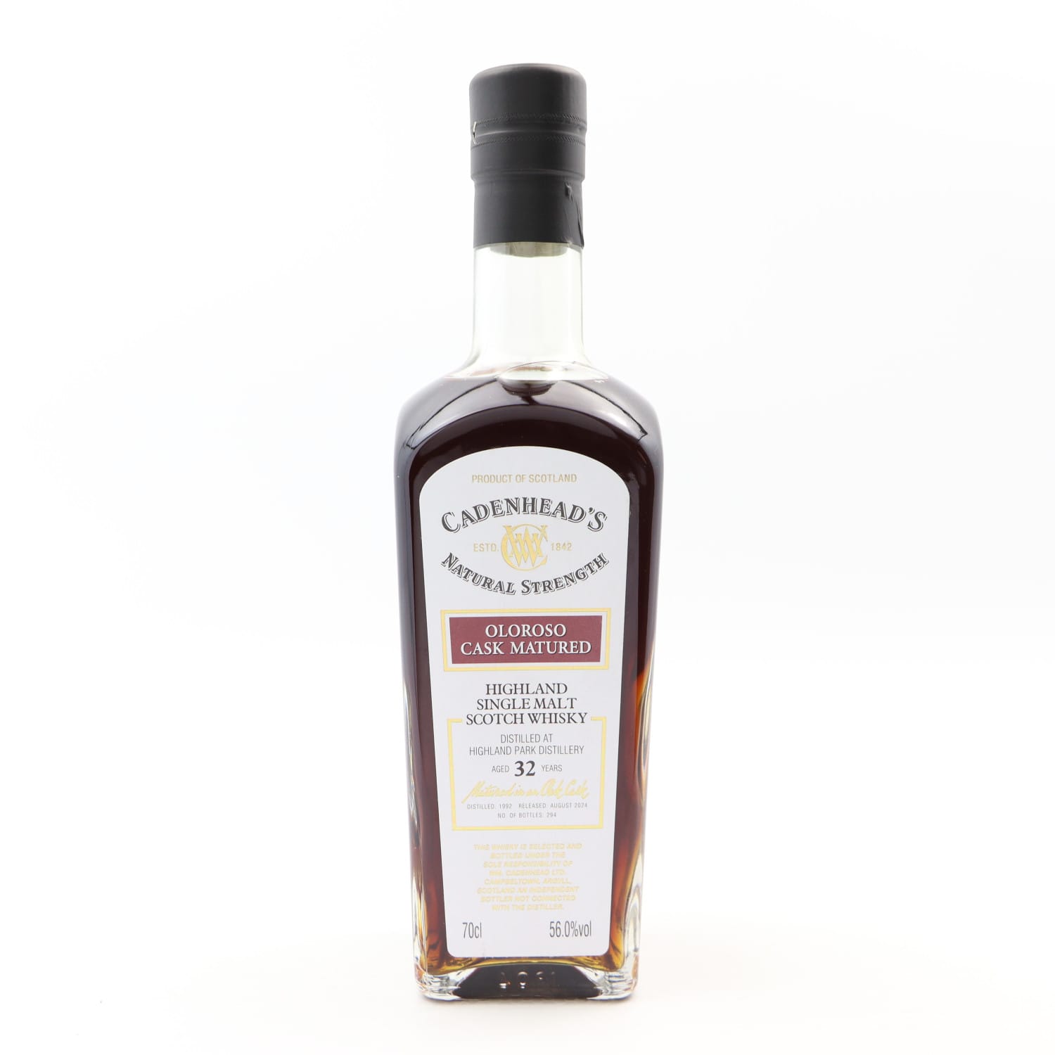 Highland Park 1992 32 Year Old Cadenhead’s Whisky