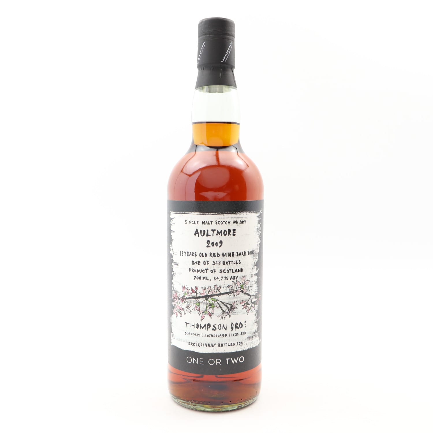 Aultmore 2009 13 Year Old Thompson Bros for One or Two Whisky