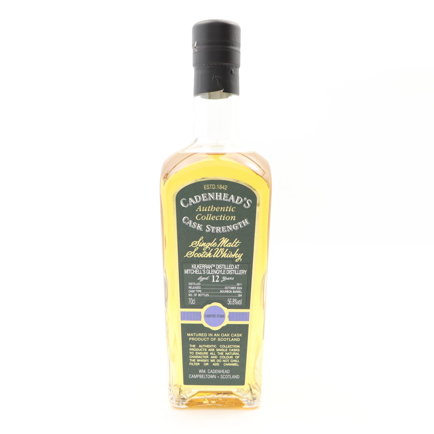 Kilkerran 2011 12 Year Old Cadenhead’s Whisky