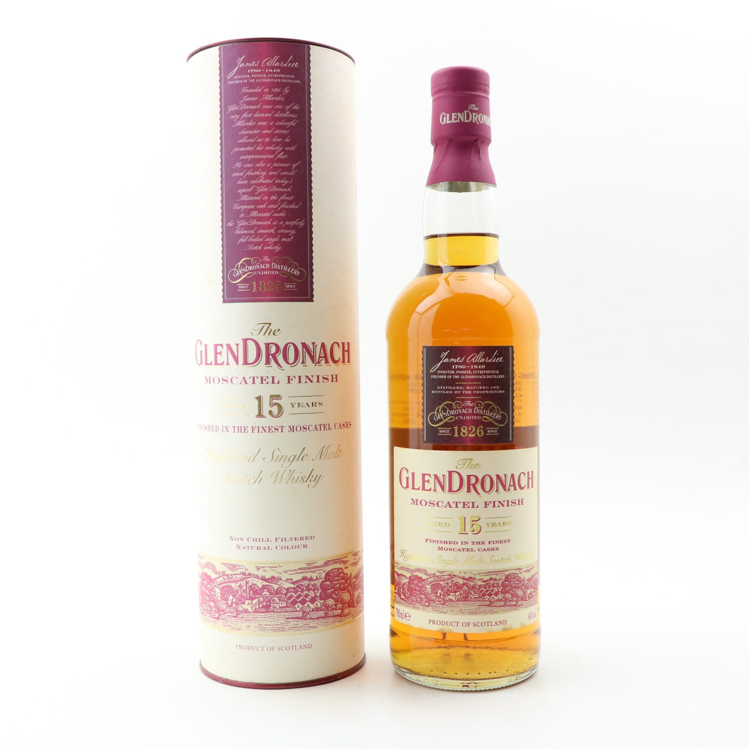 GlenDronach 15 Year Old Moscatel Finish Whisky