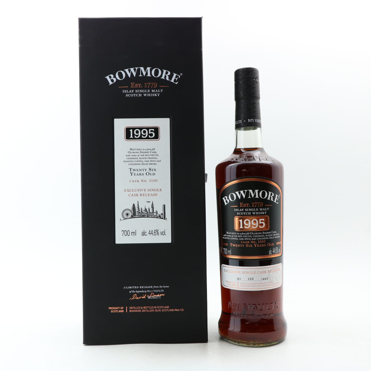 Bowmore 1995 26 Year Old Cask #1550 Whisky