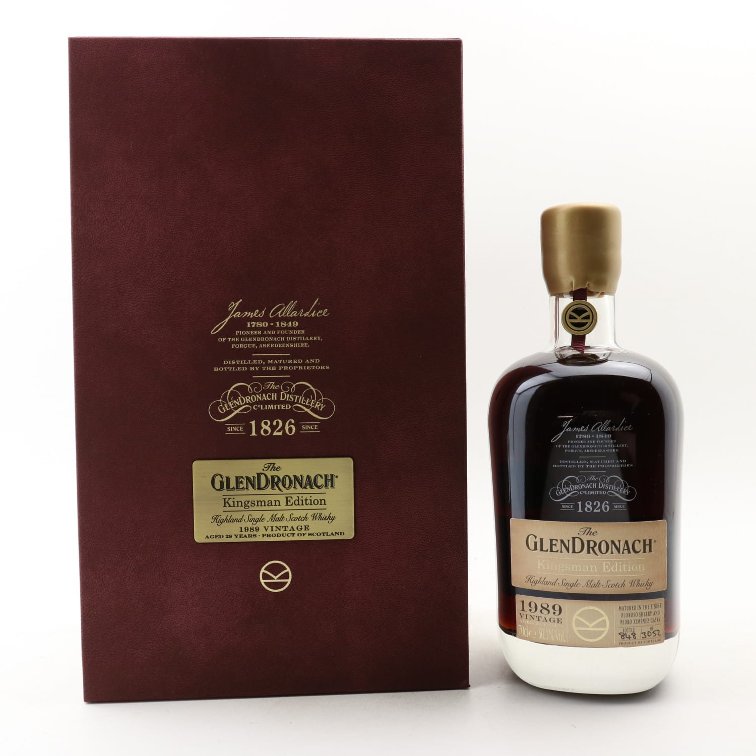 GlenDronach 1989 29 Year Old Kingsman Edition Whisky