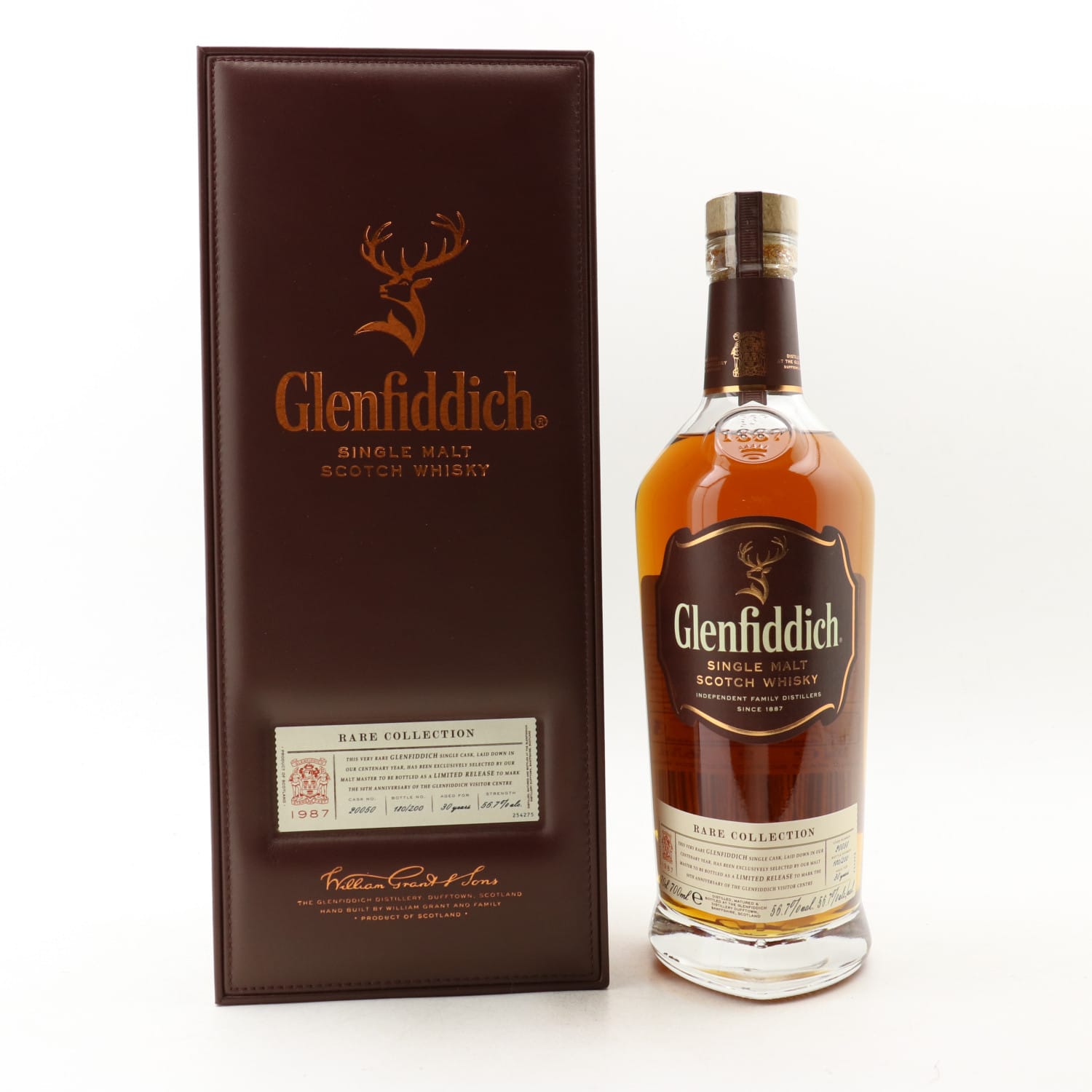 Glenfiddich 1987 30 Year Old Rare Cask Collection Cask #20050 Whisky
