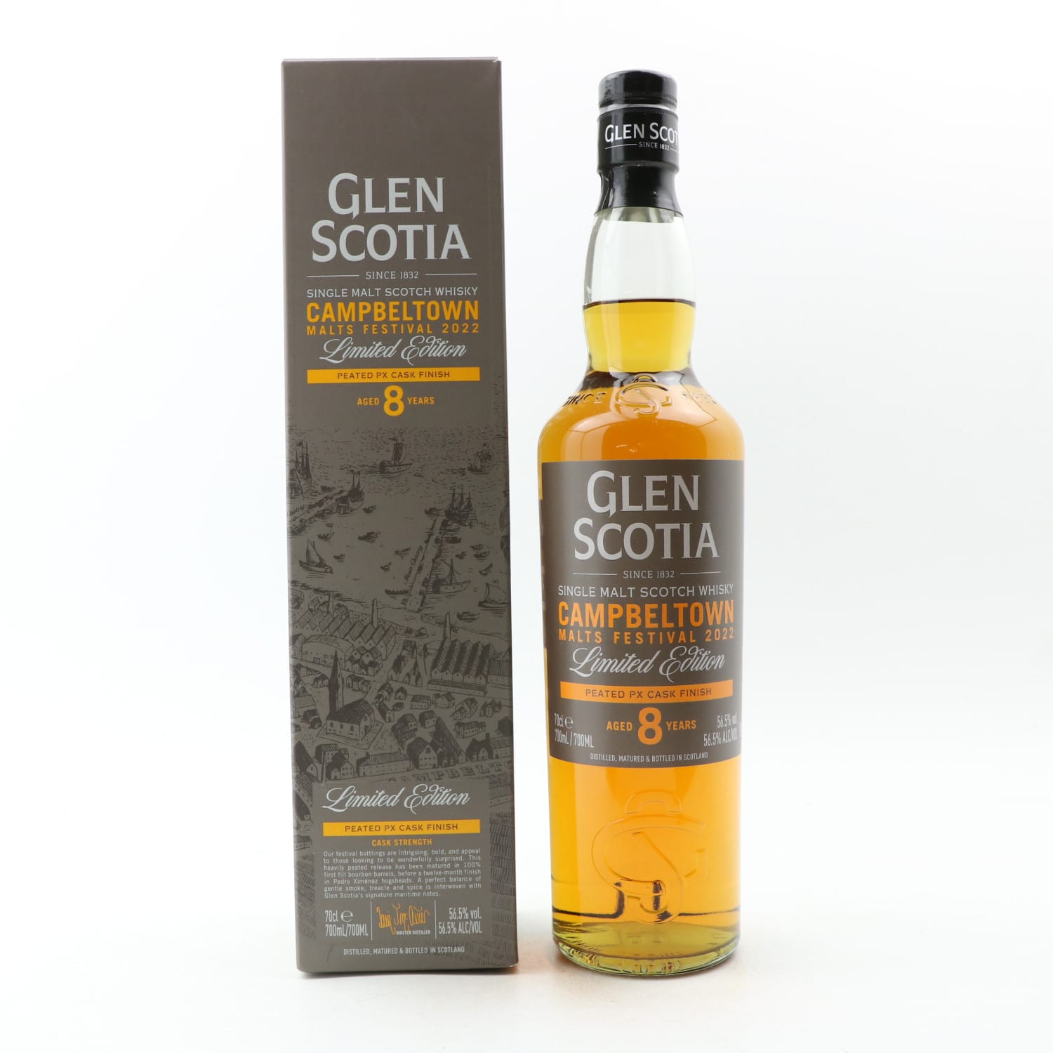 Glen Scotia 8 Year Old Peated PX Cask Finish Campbeltown Whisky Festival 2022 Whisky