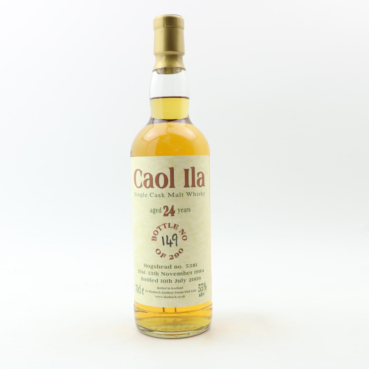 Caol Ila 1984 24 Year Old Bladnoch Forum Whisky
