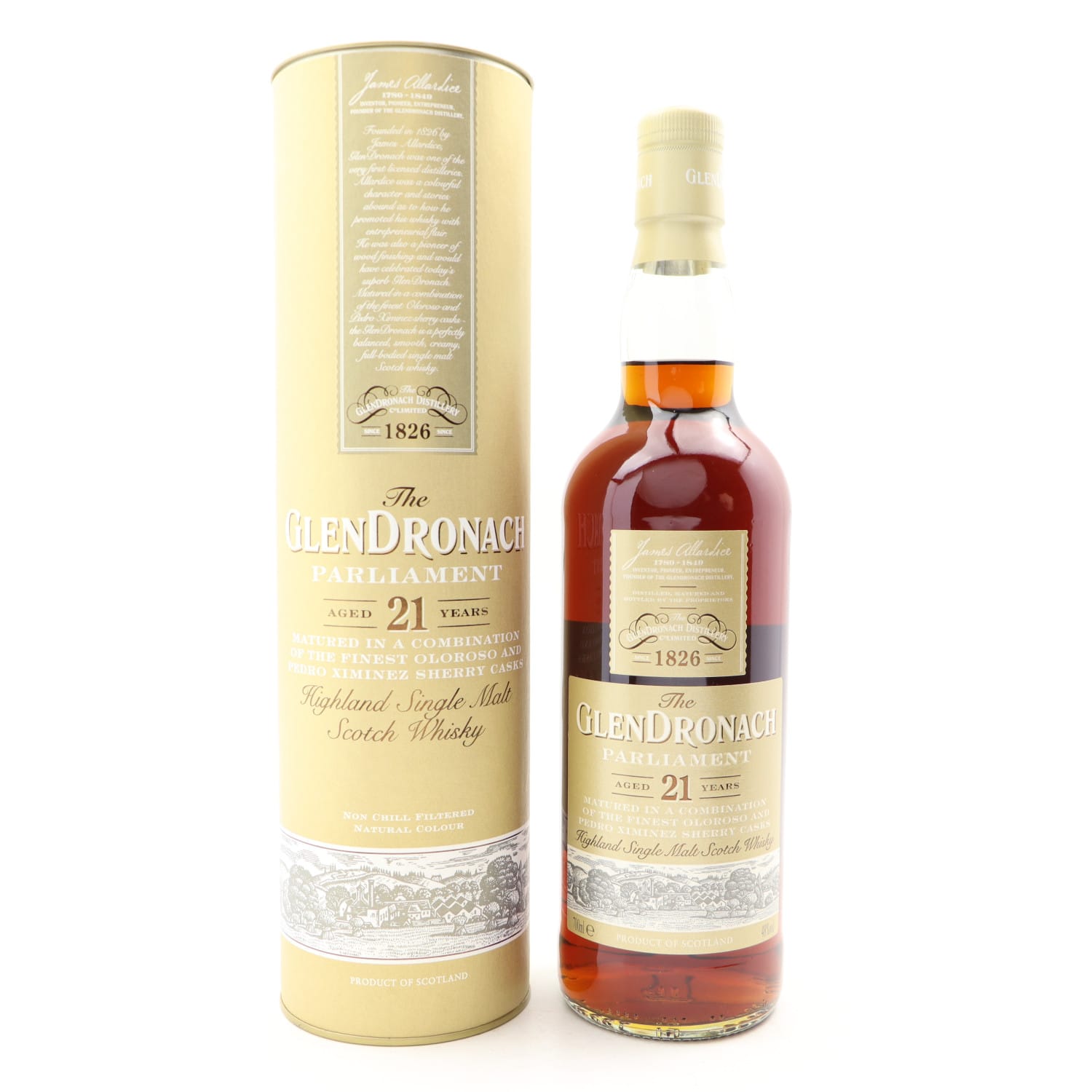 GlenDronach 21 Year Old Parliament 2017 Release Whisky