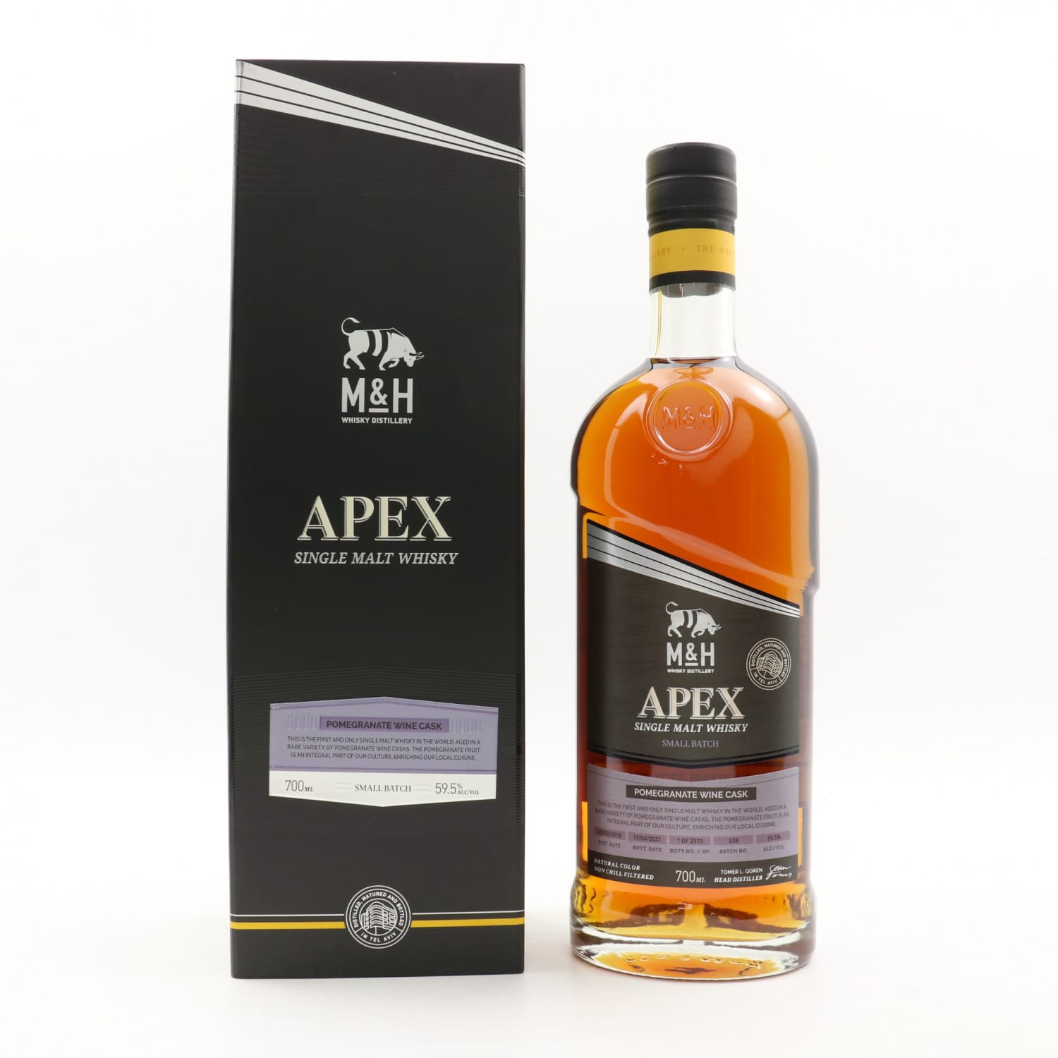 Milk & Honey 2018 Apex Pomegranate Wine Cask Batch #8 Whisky