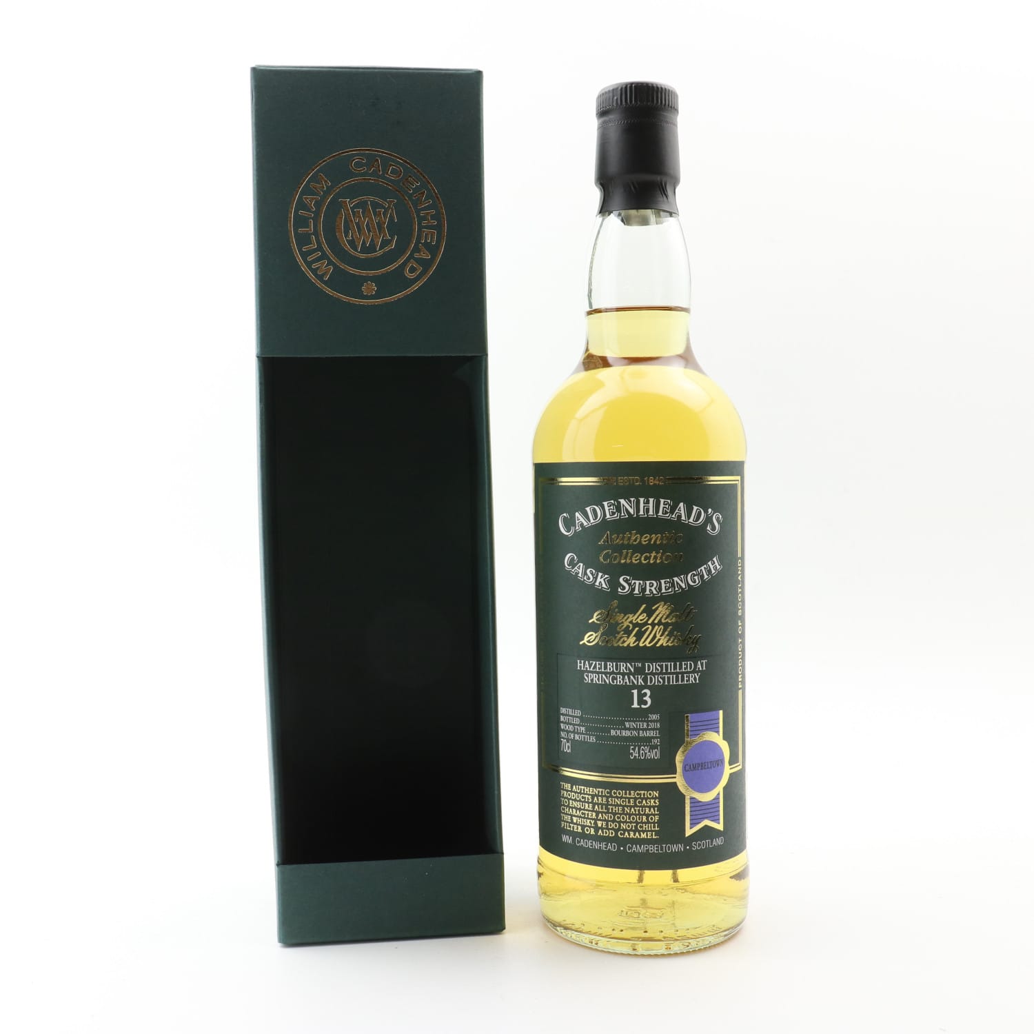 Hazelburn 2005 13 Year Old Cadenhead’s Whisky