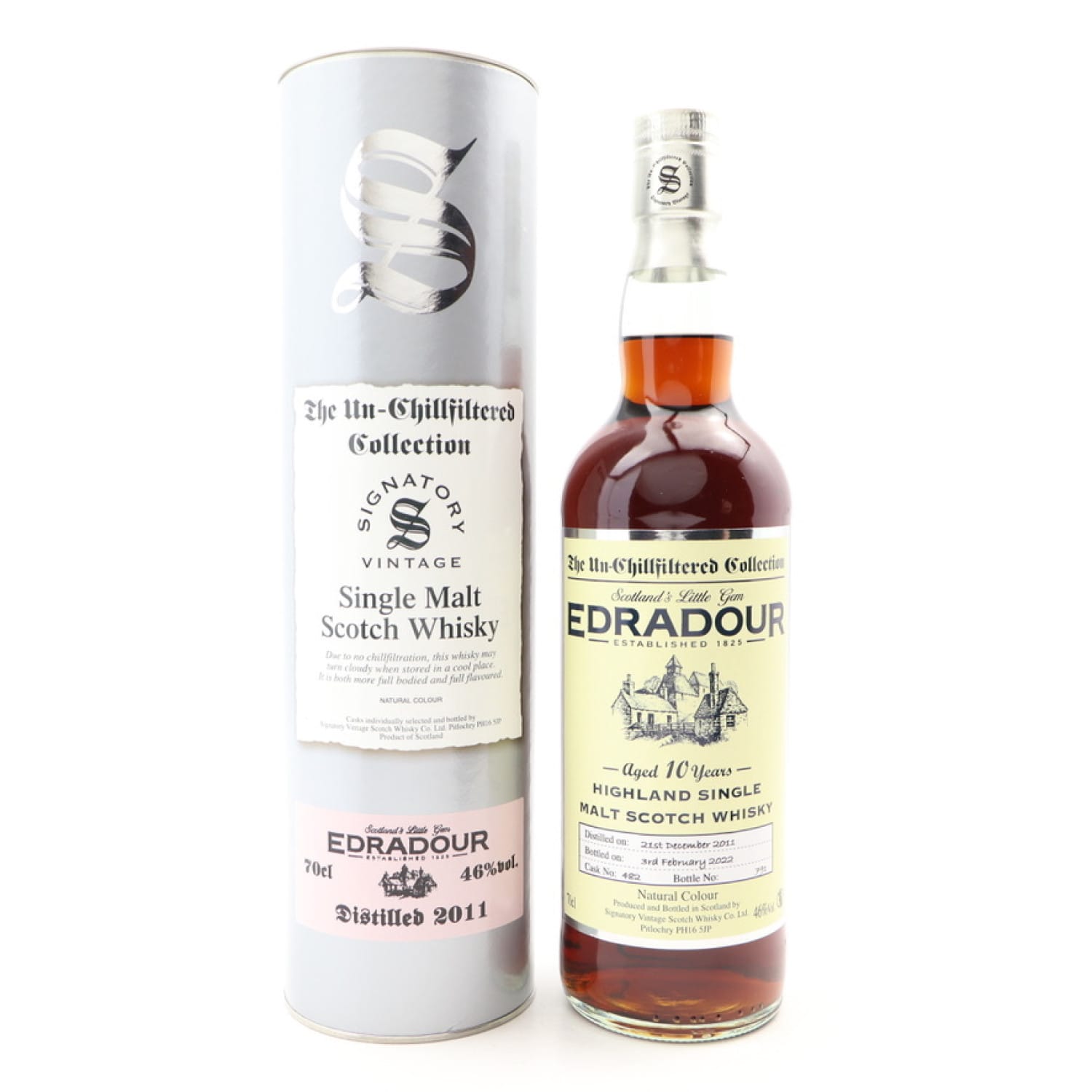 Edradour 2011 10 Year Old Signatory Whisky