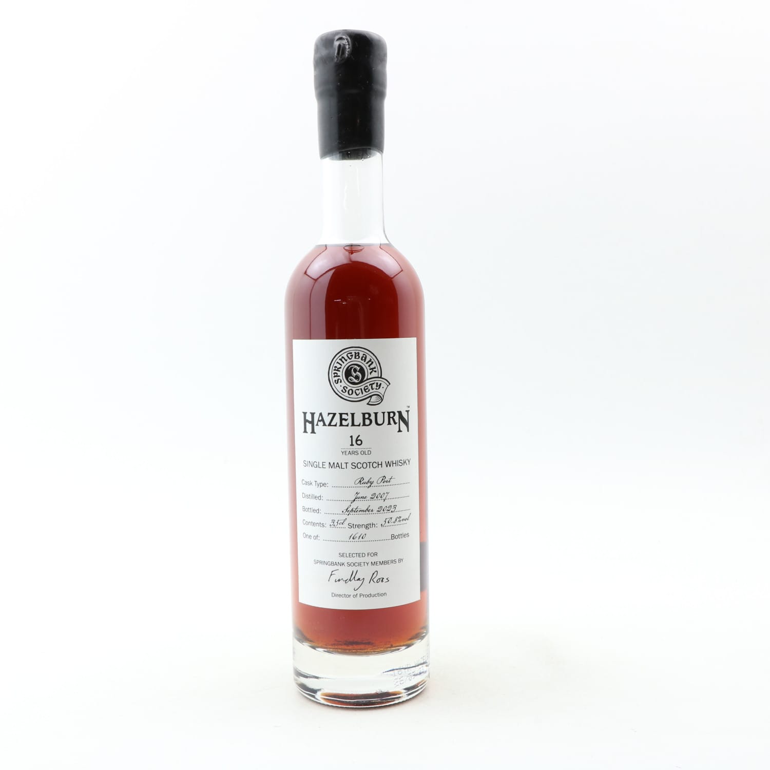 Hazelburn 2007 16 Year Old Society Bottling 35cl Whisky