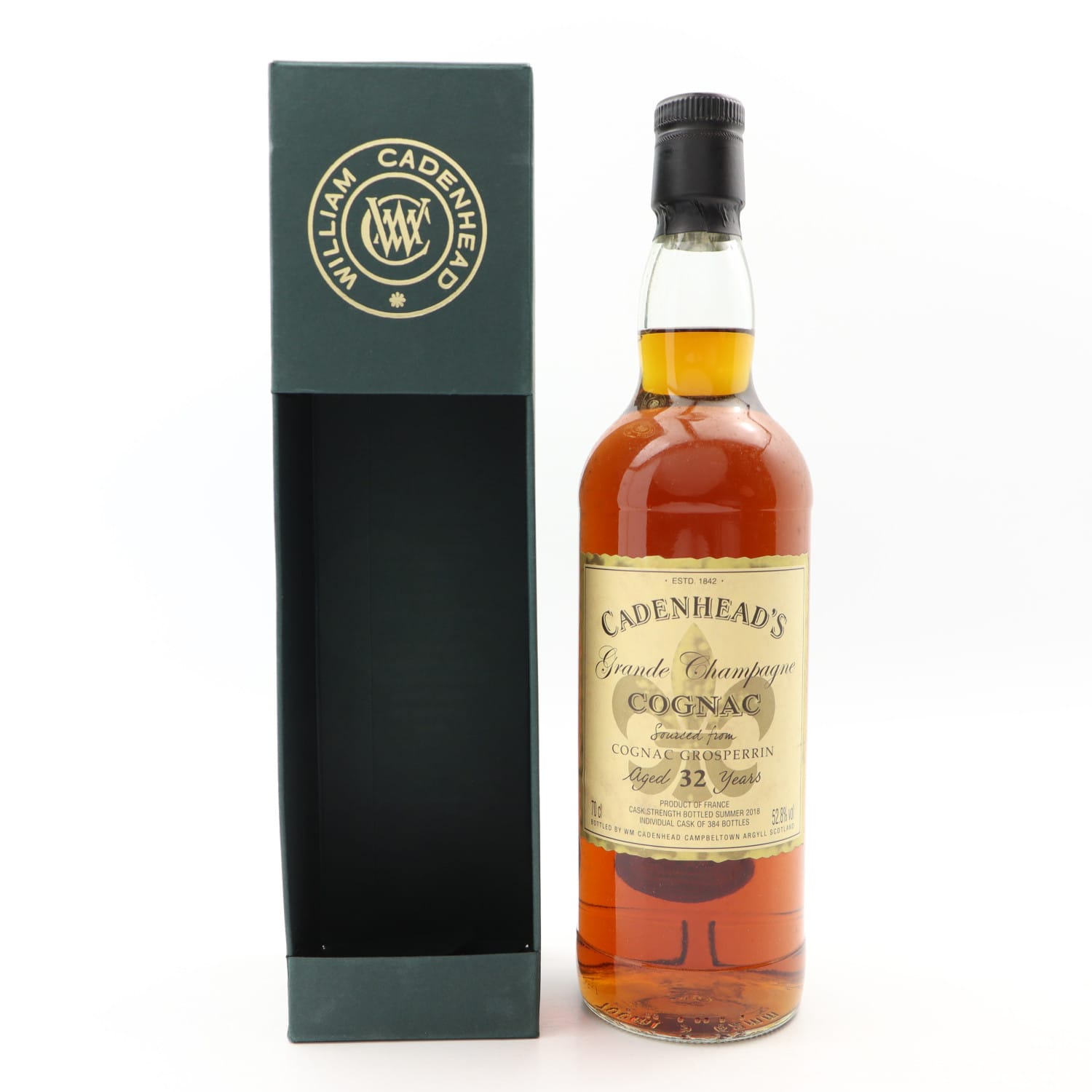 Cognac Grosperrin 32 Year Old Petite Champagne Cognac Cadenhead’s Whisky